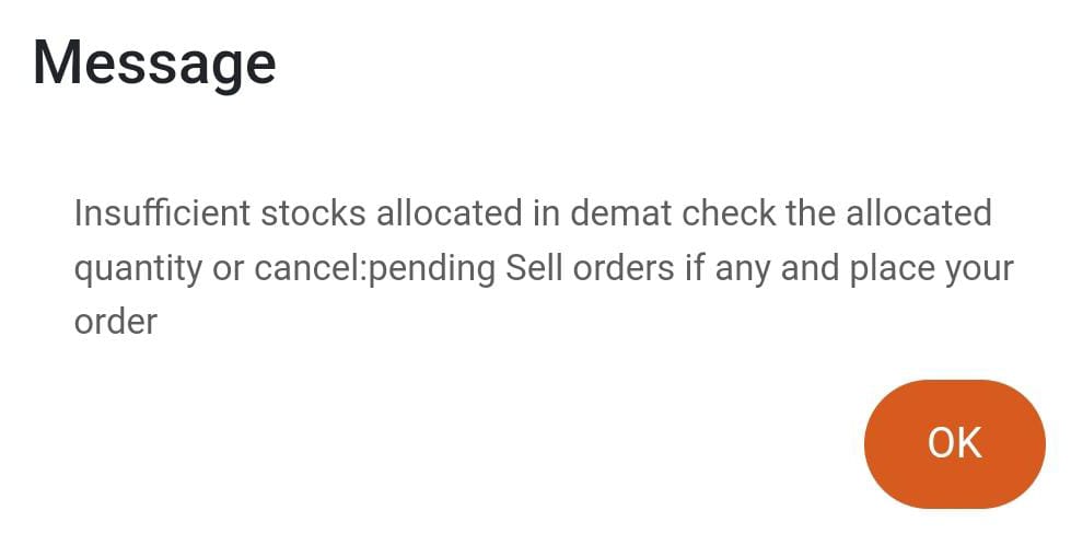 Order Value Less Than Minimum Order Value Problem in ICICI Direct Hindi 2024 5 Order Value Less Than Minimum Order Value