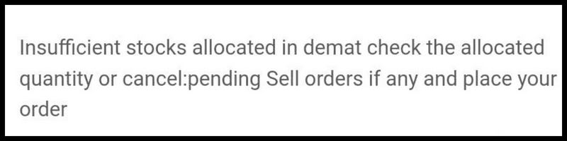Insufficient Stocks Allocated In Demat | इंसफिशिएंट स्टॉक्स एलोकेटेड इन डिमैट 2024 2 Insufficient Stocks Allocated In Demat