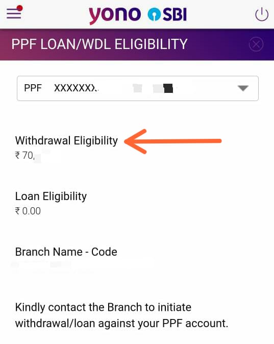 PPF Withdrawal Limit Yono Sbi