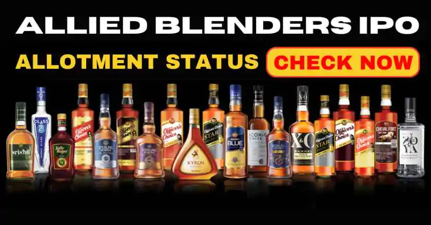 Allied Blenders IPO Allotment Status link check now