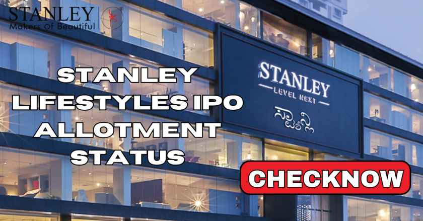 Stanley Lifestyles IPO Allotment status link