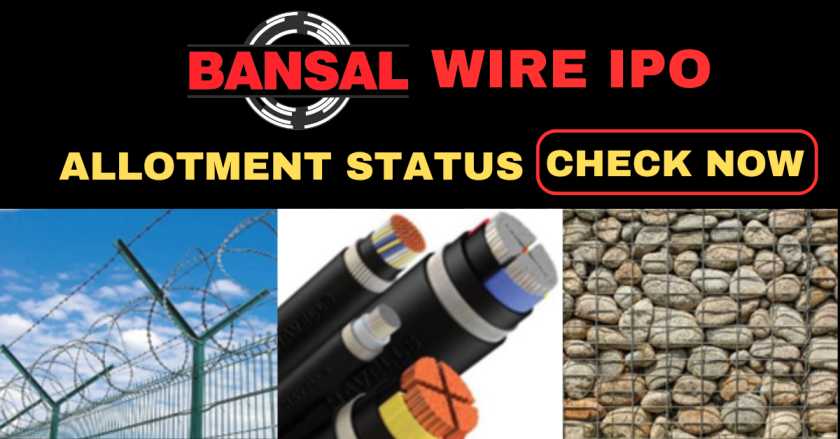 Bansal Wire IPO Allotment Status link check now