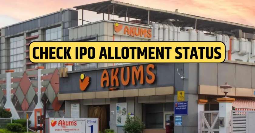 Akums Drugs IPO Allotment Status link