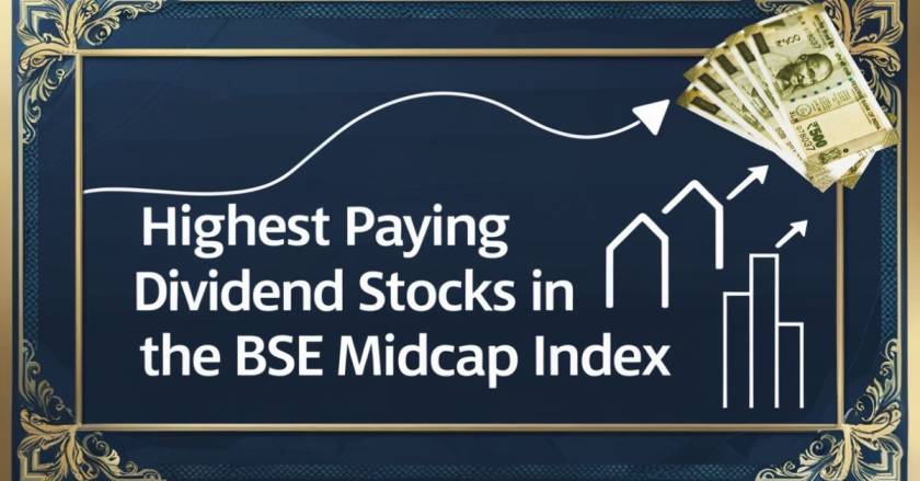 Highest Paying Dividend Stocks in the BSE Midcap Index